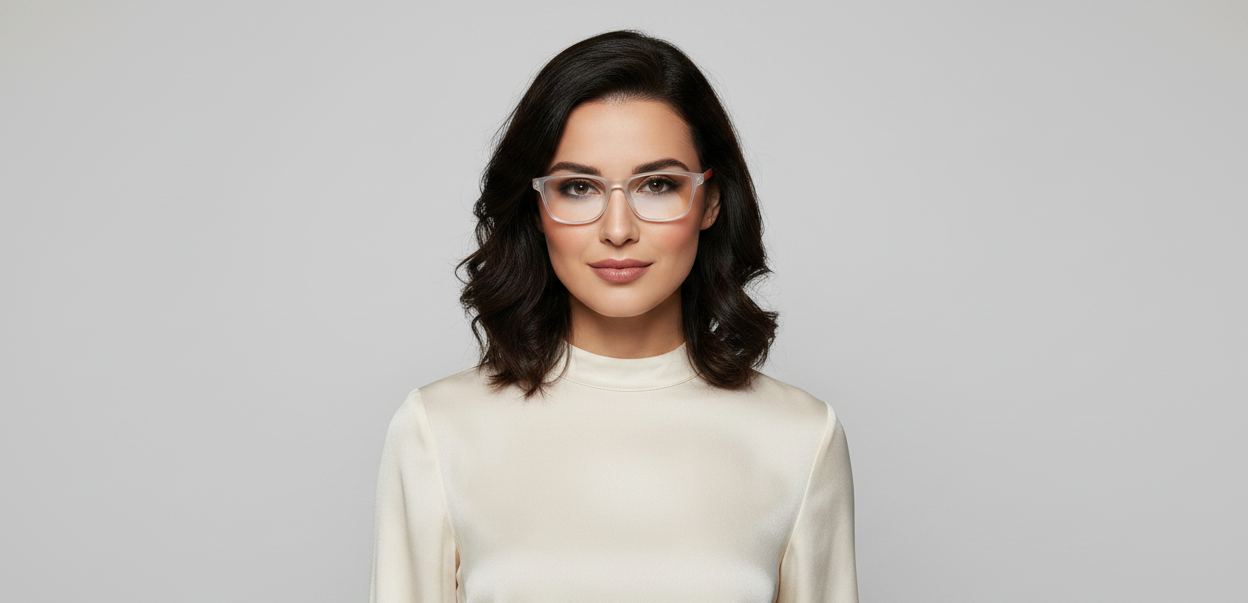 Mujer con lentes graduados Marea